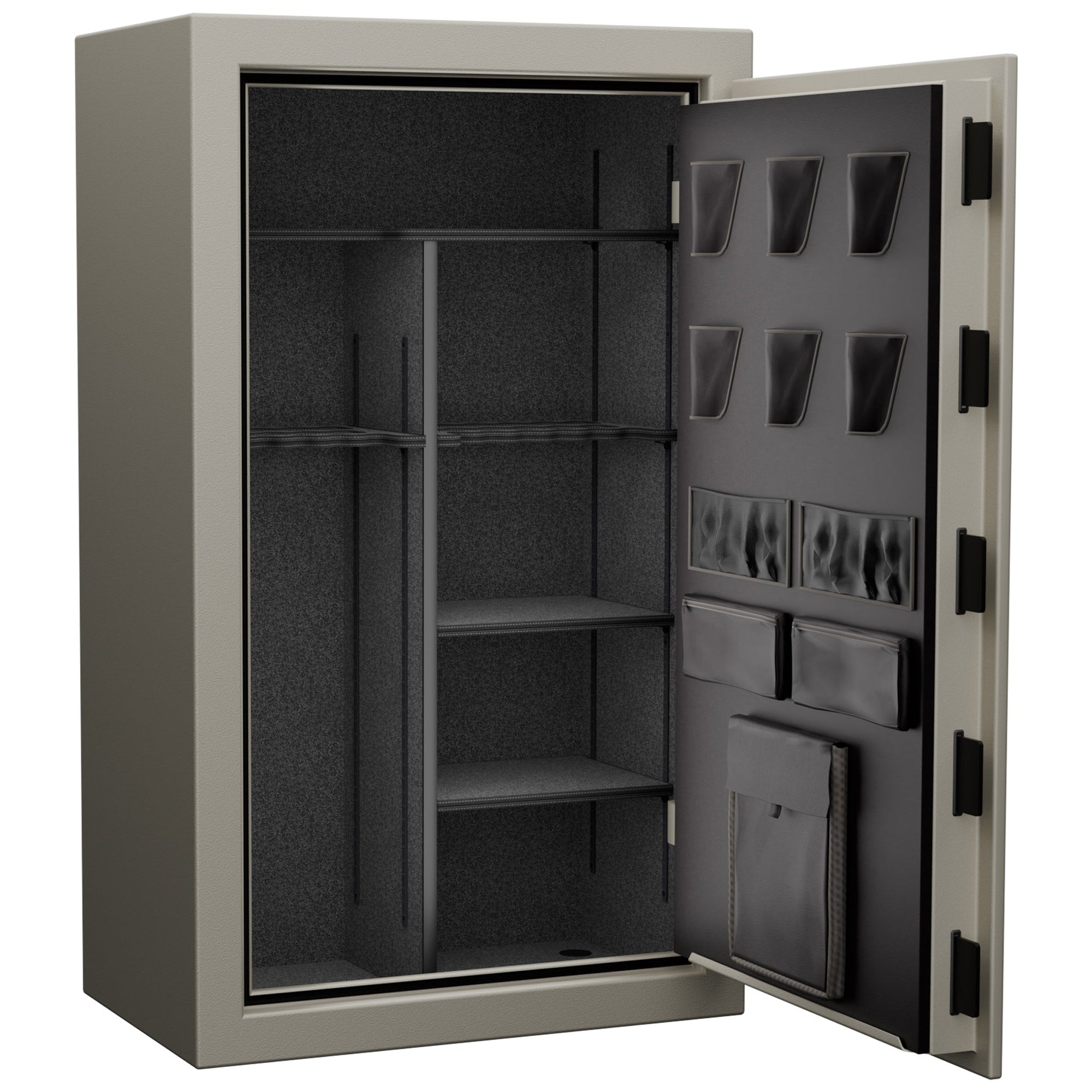 USA Series | Level 3 Security | 60 Minute Fire Rating | 36 | Dimensions: 60.5"(H) x 36"(W) x 22"(D) | Canvas Beige Textured Limited Edition Safe Colors | Electronic Lock - Open Door