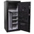 Centurion DLX 32 | Level 1 Security | 40 Minute Fire Protection | Dimensions: 59.5" x 28.25" x 24.5" | Textured Black | Chrome | Elock - Open Door - Empty
